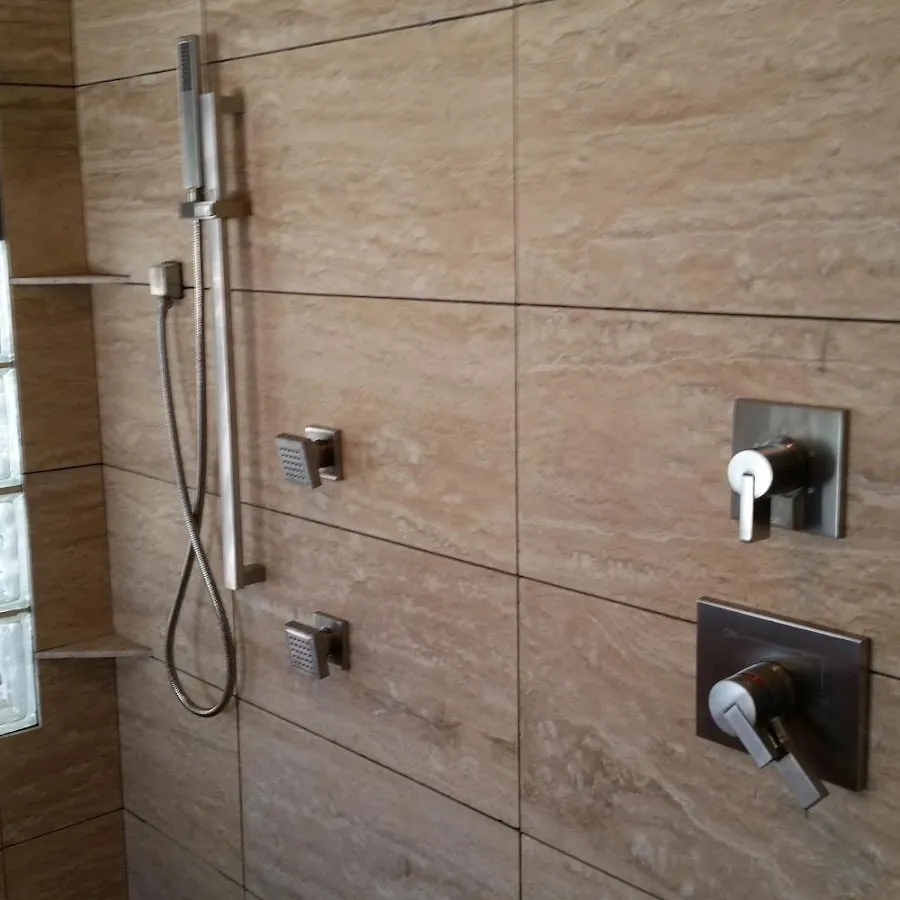 Shower fixture installation for Frozen Pipe Repair in Huron
